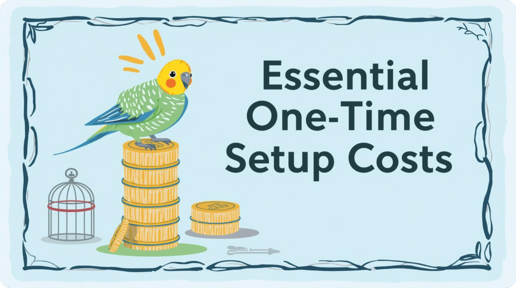 Breakdown of essential one-time setup costs for a new project or service.