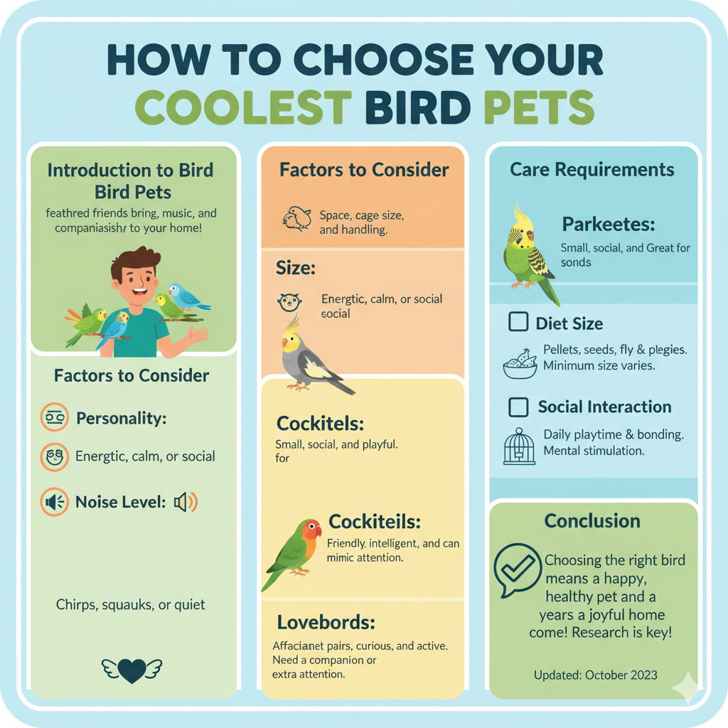 Person selecting a colorful parakeet from cages, learning how to choose the coolest bird pets with care and confidence.