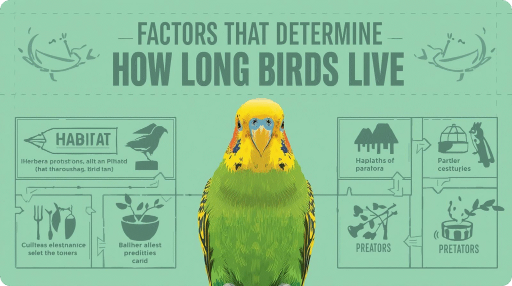 How Long Do Birds Live? Infographic Showing Factors That Affect Bird Lifespan