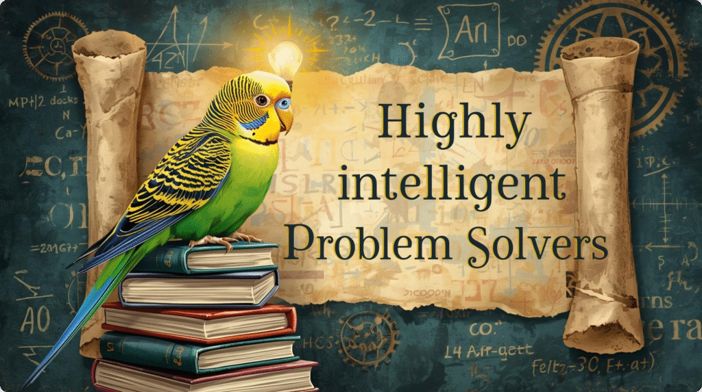 A group of diverse individuals collaborating to solve complex problems, showcasing their intelligence and teamwork.